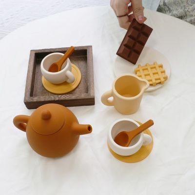 Παϊζέν Φαμπρίκα Νέα άφιξη 17 κομμάτια 11pcs Set Παιδιά απόγευμα τσάι Σιλικόνη μωρό παιχνίδι τσαγιέρα Set