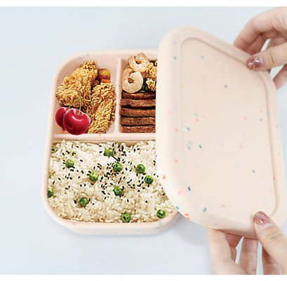 ποιότητας  Sustainable Silicone Food Storage Container For Students Workers ODM εργοστάσιο
