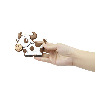 Ελεύθερη σιλικόνη Teether, μασητά παιχνίδια αγελάδων BPA οδοντοφυΐας σιλικόνης μωρών για το δώρο περιποίησης