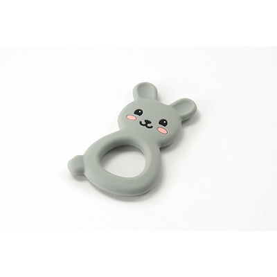 Δαχτυλίδι Teether σιλικόνης Montessori, παιχνίδι οδοντοφυΐας σιλικόνης για το νεογέννητο νήπιο παιδιών