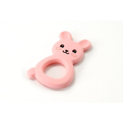 Δαχτυλίδι Teether σιλικόνης Montessori, παιχνίδι οδοντοφυΐας σιλικόνης για το νεογέννητο νήπιο παιδιών