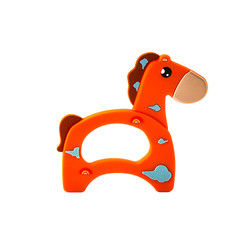 Ζωικό μωρό Teether BPA σιλικόνης γατακιών γατών ελεύθερο για την οδοντοφυΐα μικρών παιδιών
