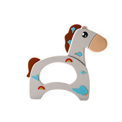 Ζωικό μωρό Teether BPA σιλικόνης γατακιών γατών ελεύθερο για την οδοντοφυΐα μικρών παιδιών