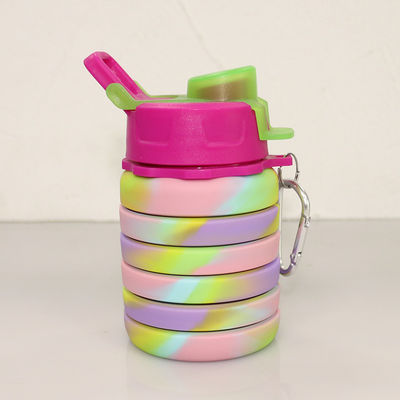 φιλικό μπουκάλι νερό σιλικόνης 500ml Eco για την κατανάλωση αθλητικού ταξιδιού