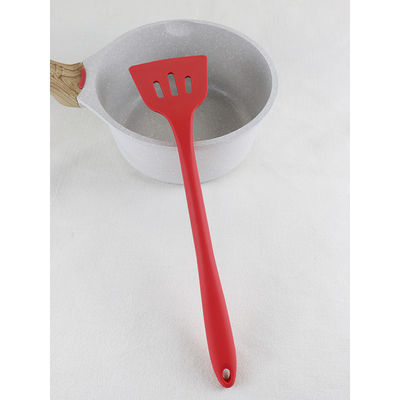 Κόκκινη γκριζόλευκη Spatula σκευών για την κουζίνα σιλικόνης χρωμάτων καθορισμένη καυτή απόδειξη με το χρώμα Panton