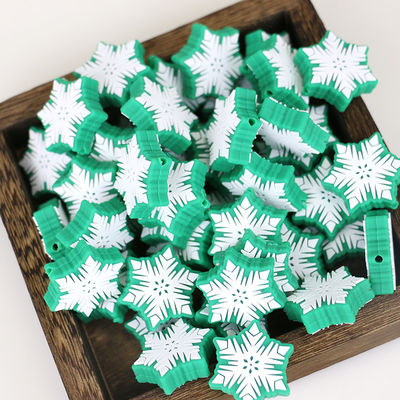 Προσαρμοσμένα Χριστουγεννιάτικα Σιλικόνιο Focal Beads