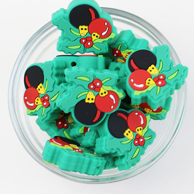 Προσαρμοσμένα Χριστουγεννιάτικα Σιλικόνιο Focal Beads