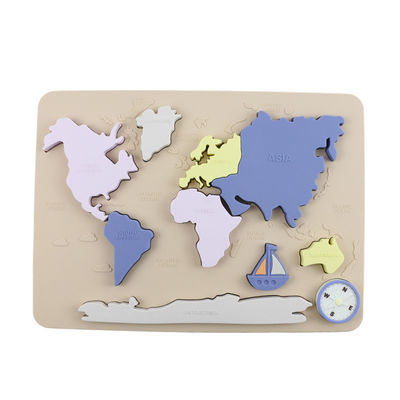 BPA Free Silicone Puzzle Eco Friendly For Kids Education Παζλ σιλικόνης οδοντοφυΐας
