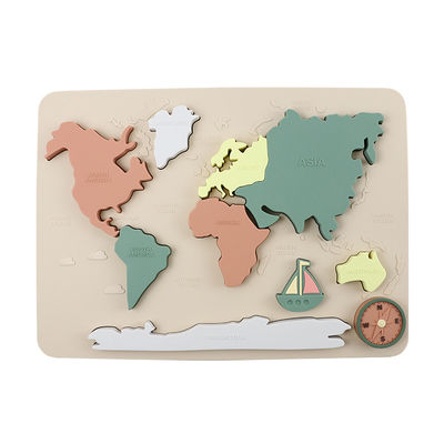BPA Free Silicone Puzzle Eco Friendly For Kids Education Παζλ σιλικόνης οδοντοφυΐας