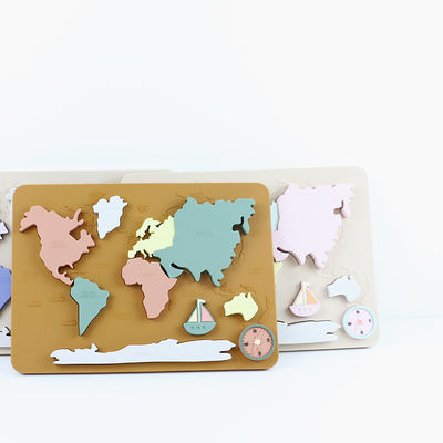 BPA Free Silicone Puzzle Eco Friendly For Kids Education Παζλ σιλικόνης οδοντοφυΐας