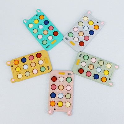 Κινητή τηλεφωνική μορφή Teethers μωρών σιλικόνης BPA ελεύθερη για τα teeths μωρών άνεσης και ανακούφισης επίπονα