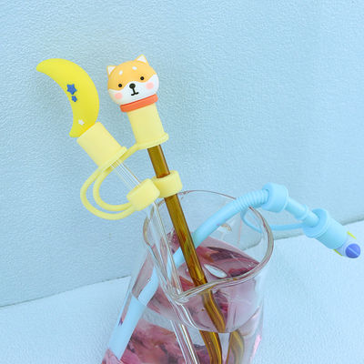 Χονδρικά διαθέσιμα Straw Topper Charms για διαφορετικό μέγεθος υλικού Straw Sippy