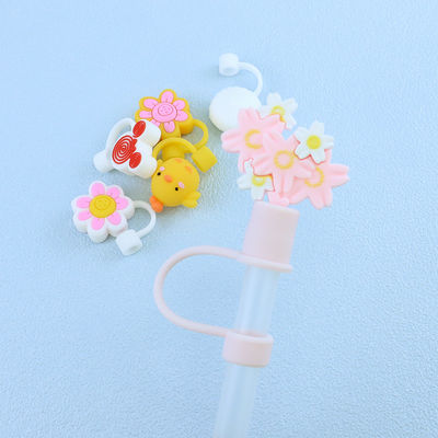 Χονδρικά διαθέσιμα Straw Topper Charms για διαφορετικό μέγεθος υλικού Straw Sippy