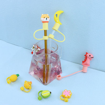 Χονδρικά διαθέσιμα Straw Topper Charms για διαφορετικό μέγεθος υλικού Straw Sippy