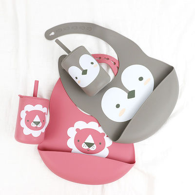 OEM Baby Feeding Bib - Ένα κομμάτι σε μια πολυσακούλα για μωρά και βρέφη που τρέφονται με σιλικόνιο