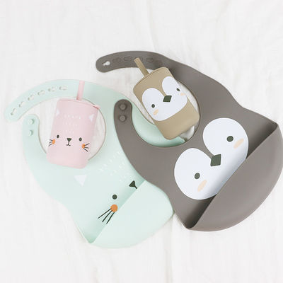 OEM Baby Feeding Bib - Ένα κομμάτι σε μια πολυσακούλα για μωρά και βρέφη που τρέφονται με σιλικόνιο