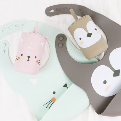 OEM Baby Feeding Bib - Ένα κομμάτι σε μια πολυσακούλα για μωρά και βρέφη που τρέφονται με σιλικόνιο