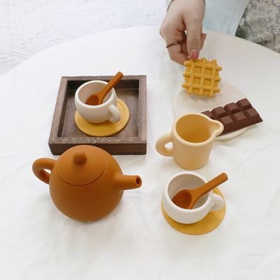 Παϊζέν Φαμπρίκα Νέα άφιξη 17 κομμάτια 11pcs Set Παιδιά απόγευμα τσάι Σιλικόνη μωρό παιχνίδι τσαγιέρα Set