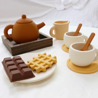 Παϊζέν Φαμπρίκα Νέα άφιξη 17 κομμάτια 11pcs Set Παιδιά απόγευμα τσάι Σιλικόνη μωρό παιχνίδι τσαγιέρα Set