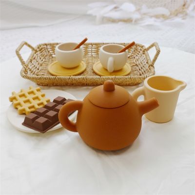 Παϊζέν Φαμπρίκα Νέα άφιξη 17 κομμάτια 11pcs Set Παιδιά απόγευμα τσάι Σιλικόνη μωρό παιχνίδι τσαγιέρα Set