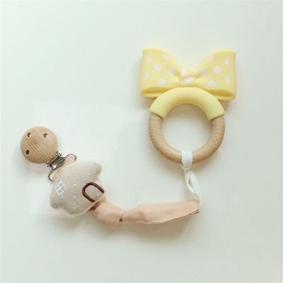 Ευέλικτο Σιλικόνη Baby Teether Σετ με μη τοξικό υλικό και χαριτωμένα σχέδια ζώων νεογέννητο μωρό Dummy Teething παιχνίδια