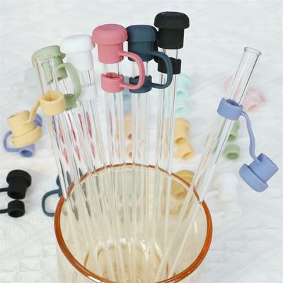 Προσαρμοσμένα Σιλικόνιο Straw Toppers για Tumblers Σιλικόνιο Straw Cap Καπέλα PVC Ελεύθερο BPA Ελεύθερο