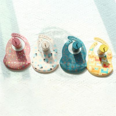 OEM Εύκολο στο καθαρισμό Σιλικόνη Baby Bib Για 0-4 ετών Τρέφοντας μωρό Τύπο Σιλικόνη Bib Cup