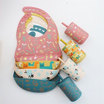 Δυνατότητα 200 ml Σιλικόνιο Sippy Cup με άχυρο υψηλή αντοχή
