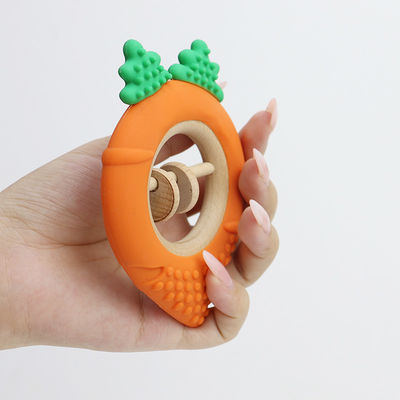Καρότο Factory Baby Bpa δωρεάν Wholesale Σιλικόνη παιδικά δόντια παιχνίδια Bpa δωρεάν Baby σχήμα δόντια τέλειο μέγεθος για το μικρό χέρι