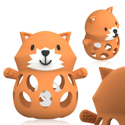 PAISEN BPA Free Animal Baby Teething Toy Τροφική ποιότητα Σιλικόνη Teething Mitten Anti Dropping Wrist Hand Teethers Παιδικά παιχνίδια μάσησης