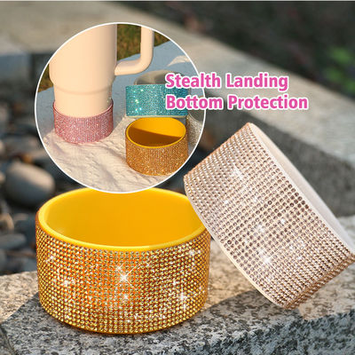 Χονδρικό φλιτζάνι Glitter Σιλικόνη μπότα για 20-40oz Bottle Cover Κάτω Κάλυψη μανίκι Προστατευτική μπότα τσαγιού τυπωμένο