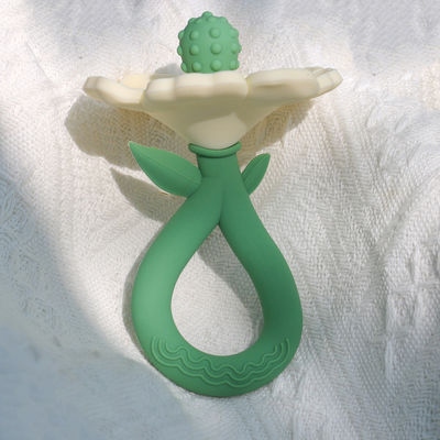 PAISEN Custom Flower Baby Feeding Teether Chew Toys Food Grade Baby Silicone Teether Molar Toys Baby Hand Teether προϊόν που χρησιμοποιείται για την παρασκευή των παιδικών δοντιών