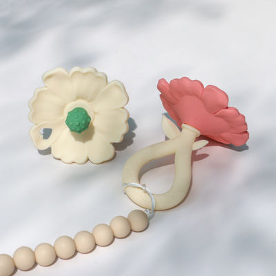 PAISEN Custom Flower Baby Feeding Teether Chew Toys Food Grade Baby Silicone Teether Molar Toys Baby Hand Teether προϊόν που χρησιμοποιείται για την παρασκευή των παιδικών δοντιών