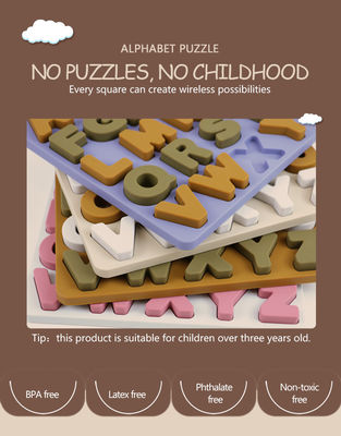 Νέο Σχεδιασμό 3D Σιλικόνιο Παζλ Jigsaw Παιδικά Παιχνίδια Για Νεογέννητα Montessori Παζλ Γνωσιακά Παιχνίδια Ταμπλό Παιχνίδια Παιδικής Εκπαίδευσης