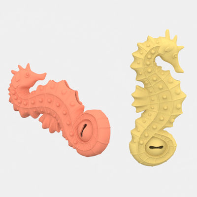 Ζεστή πώληση BPA ελεύθερη Σιλικόνη Seahorse σκυλί παζλ παιχνίδι αυγό κουτάβι τροφή Slow Feeder κατοικίδιο σκυλί διαδραστικό Σιλικόνη PET Chew παιχνίδια