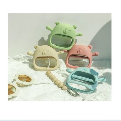 PAISEN Custom Soft Teether Toy Teething Hands Νεογέννητο Bpa Free Baby Silicone Teething Mitten για μωρά