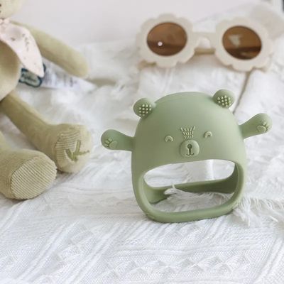 PAISEN Custom Soft Teether Toy Teething Hands Νεογέννητο Bpa Free Baby Silicone Teething Mitten για μωρά