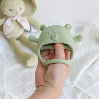 PAISEN Custom Soft Teether Toy Teething Hands Νεογέννητο Bpa Free Baby Silicone Teething Mitten για μωρά