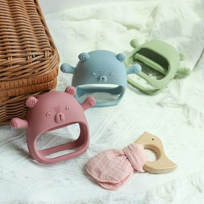 PAISEN Custom Soft Teether Toy Teething Hands Νεογέννητο Bpa Free Baby Silicone Teething Mitten για μωρά