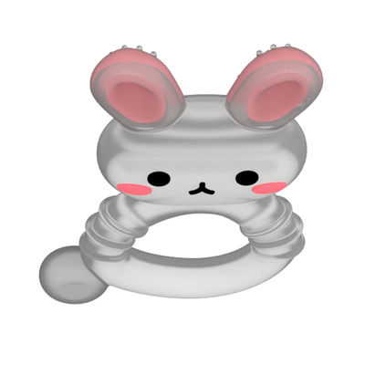2025 Εργοστάσιο Bunny Cute Design Διαφανές Αισθητικό Παγωτό Παγώσιμο Σιλικόνιο Νερό Γεμισμένο Δόντι
