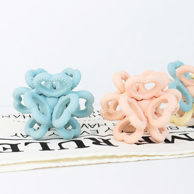 PAISEN BSCI Ράτλ Μωρό Teether μπάλα παιχνιδάκι BPA δωρεάν Σιλικόνη μαλακό μπάλα εύκολο να κρατήσει Teether για μωρά ηλικίας 6 μηνών+