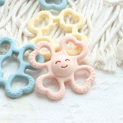 PAISEN BSCI Ράτλ Μωρό Teether μπάλα παιχνιδάκι BPA δωρεάν Σιλικόνη μαλακό μπάλα εύκολο να κρατήσει Teether για μωρά ηλικίας 6 μηνών+
