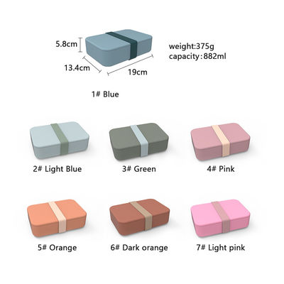 Τροφίμων Σιλικόνη σαλάτα κοντέινερ για μεσημεριανό γεύμα επαναχρησιμοποιήσιμη χωρίς BPA Μικροκύματα Ασφαλής λειτουργία αντιστροφής 0-1L χωρητικότητα