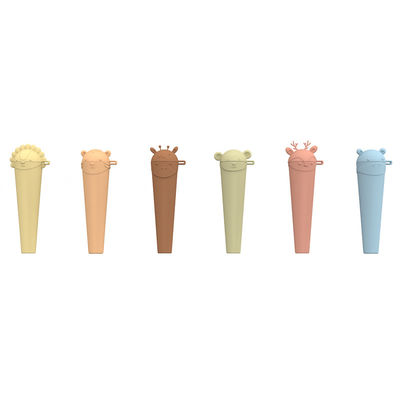 PAISEN Ζώα Σιλικόνη Popsicle Maker BPA δωρεάν επαναχρησιμοποιήσιμα πάγο Pop Mold Πλυντήριο πιάτων ασφαλές σπιτικό παγωτό Mold με μπαστούνια