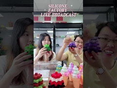 Μαλακή σιλικόνη Babe που συσσωρεύει τους φραγμούς δαχτυλιδιών με τη μορφή χριστουγεννιάτικων δέντρων