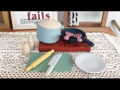 2023 νέα μη τοξικά παιχνίδια σιλικόνης μωρών BPA ελεύθερα για το μαγείρεμα κουζινών σπιτιών παιχνιδιού