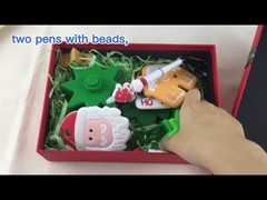 Παιχνίδια Eco σιλικόνης μωρών βαθμού τροφίμων cOem φιλικό για τη συσσώρευση χριστουγεννιάτικων δέντρων