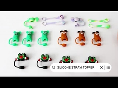 Πλήρη κάλυψη από άχυρο σε σιλικόνη σε 3D σχεδιασμό για καλαμάκια Stanley Cup 6-12mm